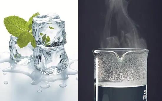 冰块+温水